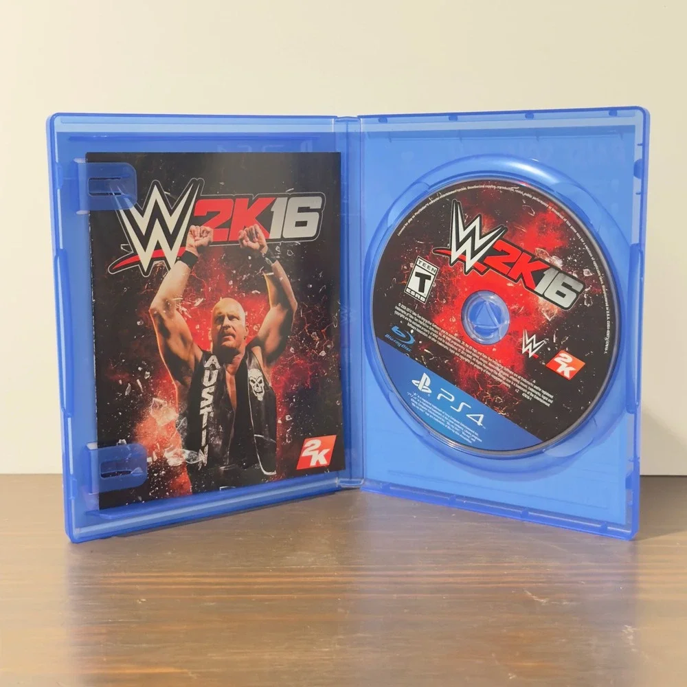 PS4 Sports Game Bundle NBA 2K19 Giannis WWE 2K16 Stone Cold Steve Austin Lot